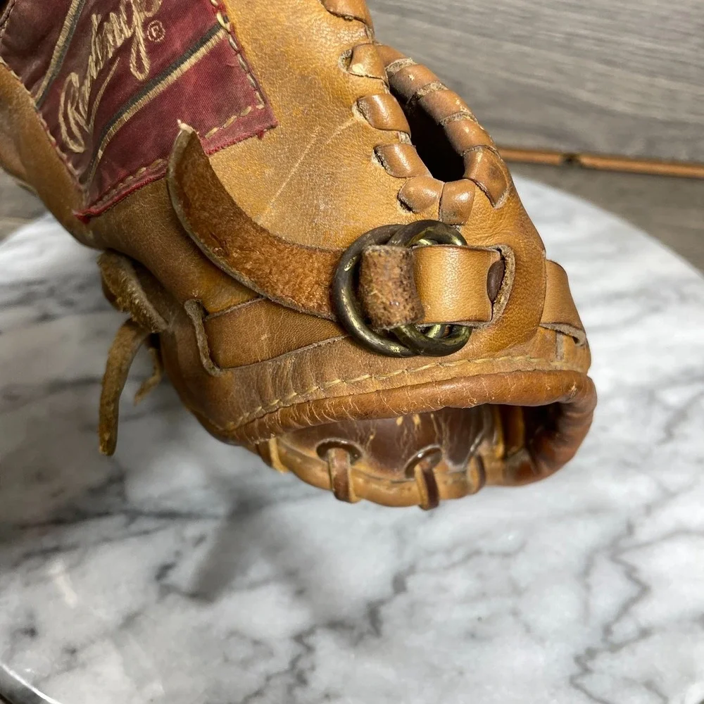 Vintage Rawlings Heart of‎ Hide Baseball Glove XFG 7 Billy Williams 60s LHT